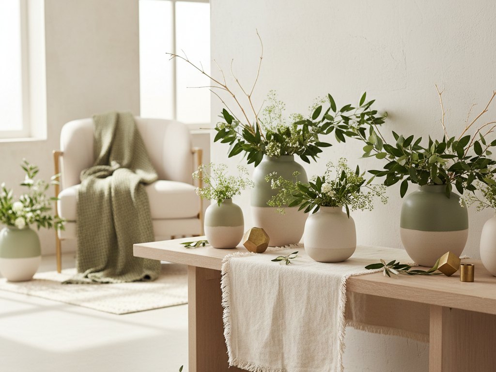 Plantas e vasos